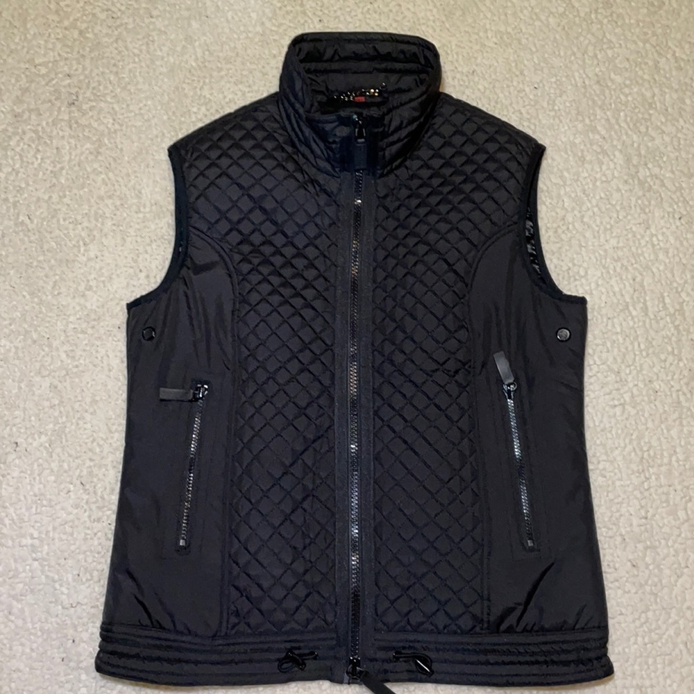 Bugatchi Quilted Double Zip Vest
